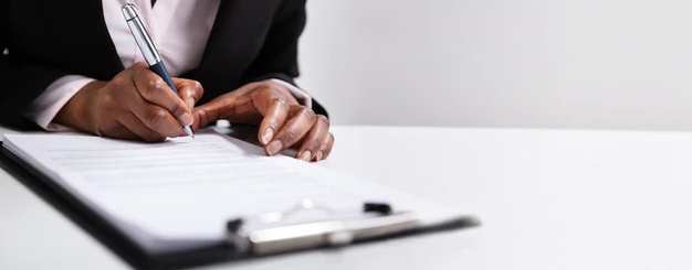 Filling out form
